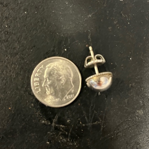 Tacori sterling silver studs - Picture 5 of 8